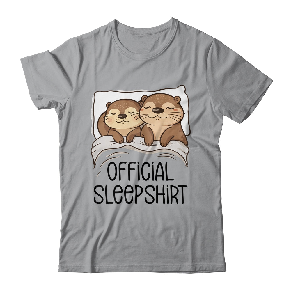 Sleeping Sea Otter Lover Napping Official Sleepshirt Shirt & Hoodie | teecentury