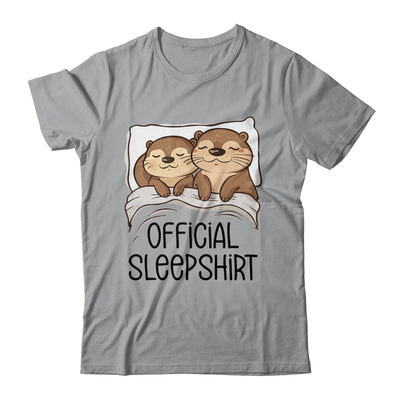 Sleeping Sea Otter Lover Napping Official Sleepshirt Shirt & Hoodie | teecentury
