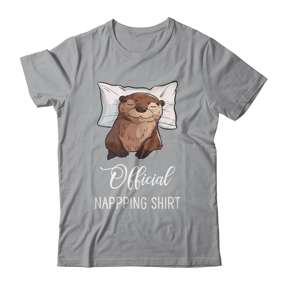 Sleeping Sea Otter Sleeping Otter Lover Official Napping Shirt & Hoodie | teecentury