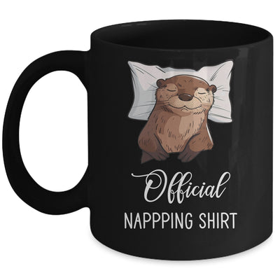 Sleeping Sea Otter Sleeping Otter Lover Official Napping Mug | teecentury