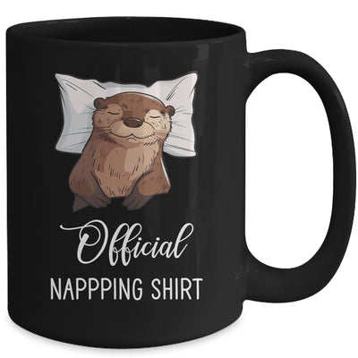 Sleeping Sea Otter Sleeping Otter Lover Official Napping Mug | teecentury