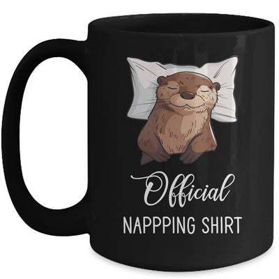 Sleeping Sea Otter Sleeping Otter Lover Official Napping Mug | teecentury