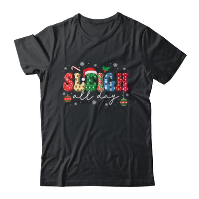 Sleigh All Day Slay Women Christmas Vintage Groovy Santa Hat Shirt & Sweatshirt | teecentury
