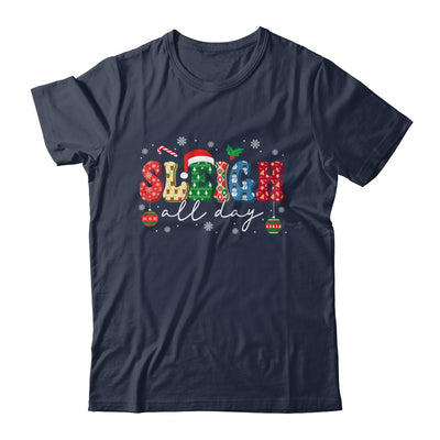 Sleigh All Day Slay Women Christmas Vintage Groovy Santa Hat Shirt & Sweatshirt | teecentury