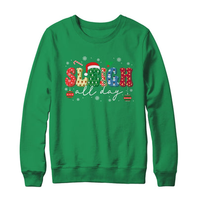 Sleigh All Day Slay Women Christmas Vintage Groovy Santa Hat Shirt & Sweatshirt | teecentury