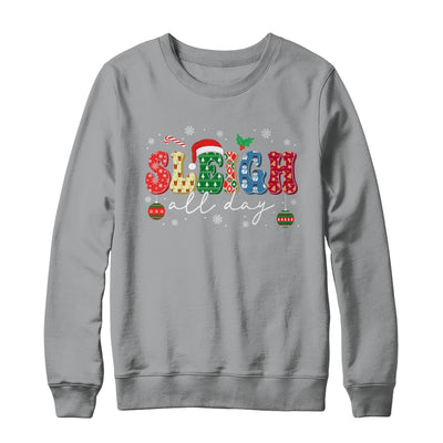 Sleigh All Day Slay Women Christmas Vintage Groovy Santa Hat Shirt & Sweatshirt | teecentury