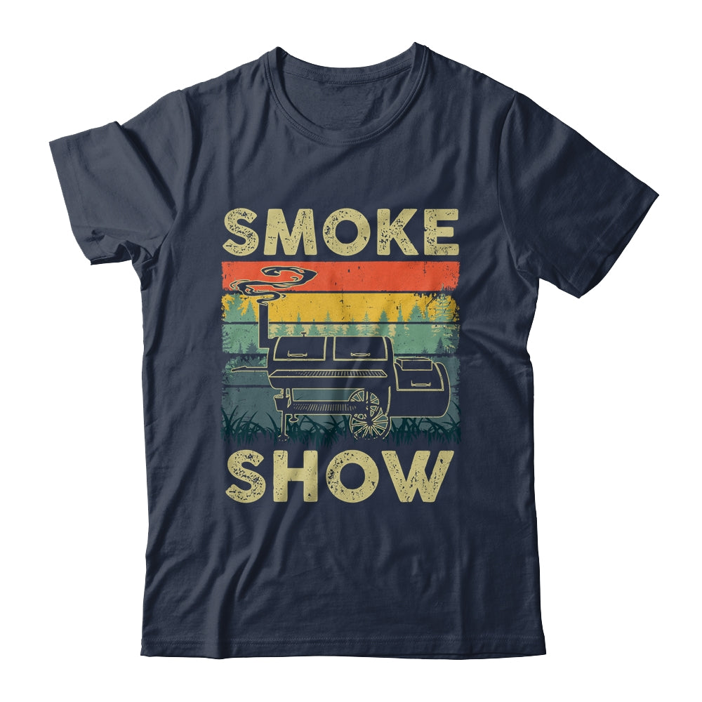 Smoke Show Funny BBQ Smoker Grilling Meat Smoking Retro Shirt & Hoodie | teecentury