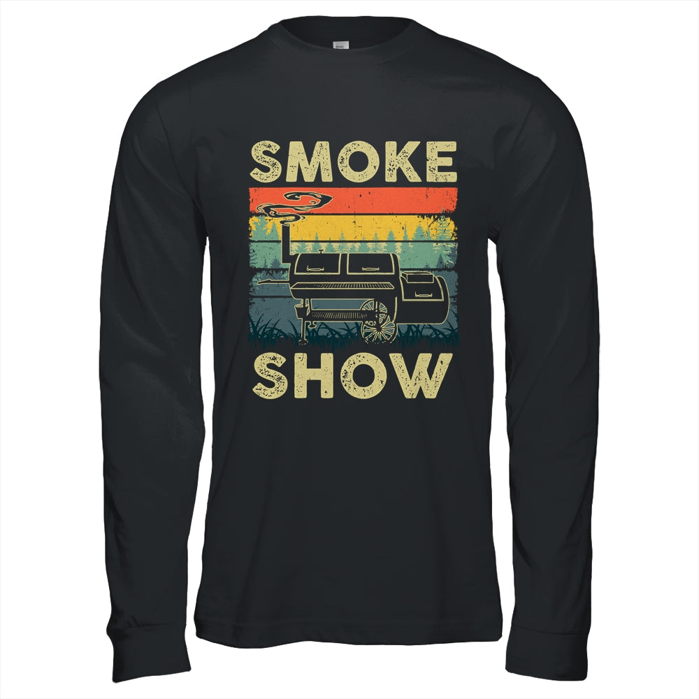 Smoke Show Funny BBQ Smoker Grilling Meat Smoking Retro Shirt & Hoodie | teecentury