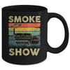Smoke Show Funny BBQ Smoker Grilling Meat Smoking Retro Mug | teecentury