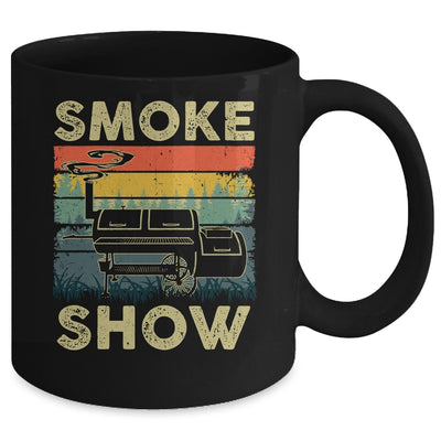 Smoke Show Funny BBQ Smoker Grilling Meat Smoking Retro Mug | teecentury