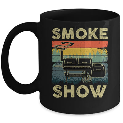 Smoke Show Funny BBQ Smoker Grilling Meat Smoking Retro Mug | teecentury