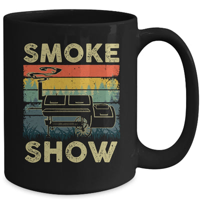 Smoke Show Funny BBQ Smoker Grilling Meat Smoking Retro Mug | teecentury