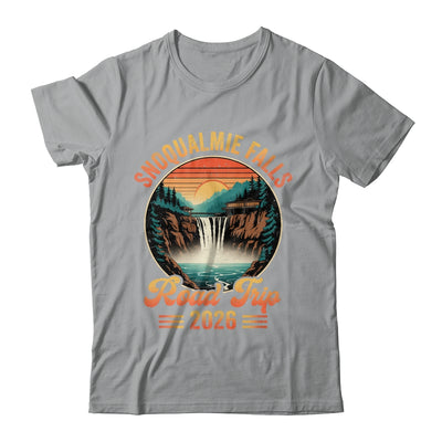 Snoqualmie Falls Road Trip 2026 Summer Vacation Family Matching Shirt & Tank Top | teecentury