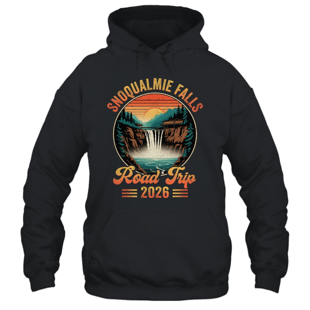 Snoqualmie Falls Road Trip 2026 Summer Vacation Family Matching Shirt & Tank Top | teecentury