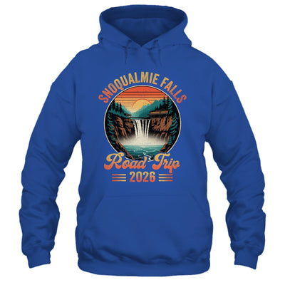 Snoqualmie Falls Road Trip 2026 Summer Vacation Family Matching Shirt & Tank Top | teecentury