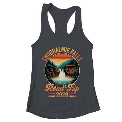 Snoqualmie Falls Road Trip 2026 Summer Vacation Family Matching Shirt & Tank Top | teecentury