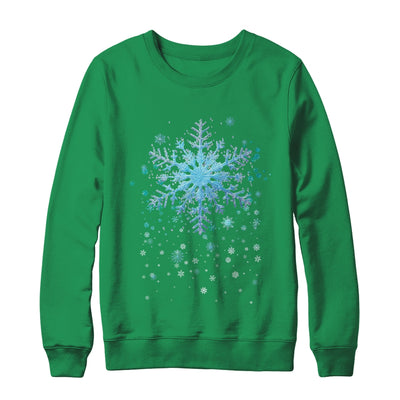 Snowflake Costume Winter Christmas Matching Mens Womens Kids Shirt & Sweatshirt | teecentury