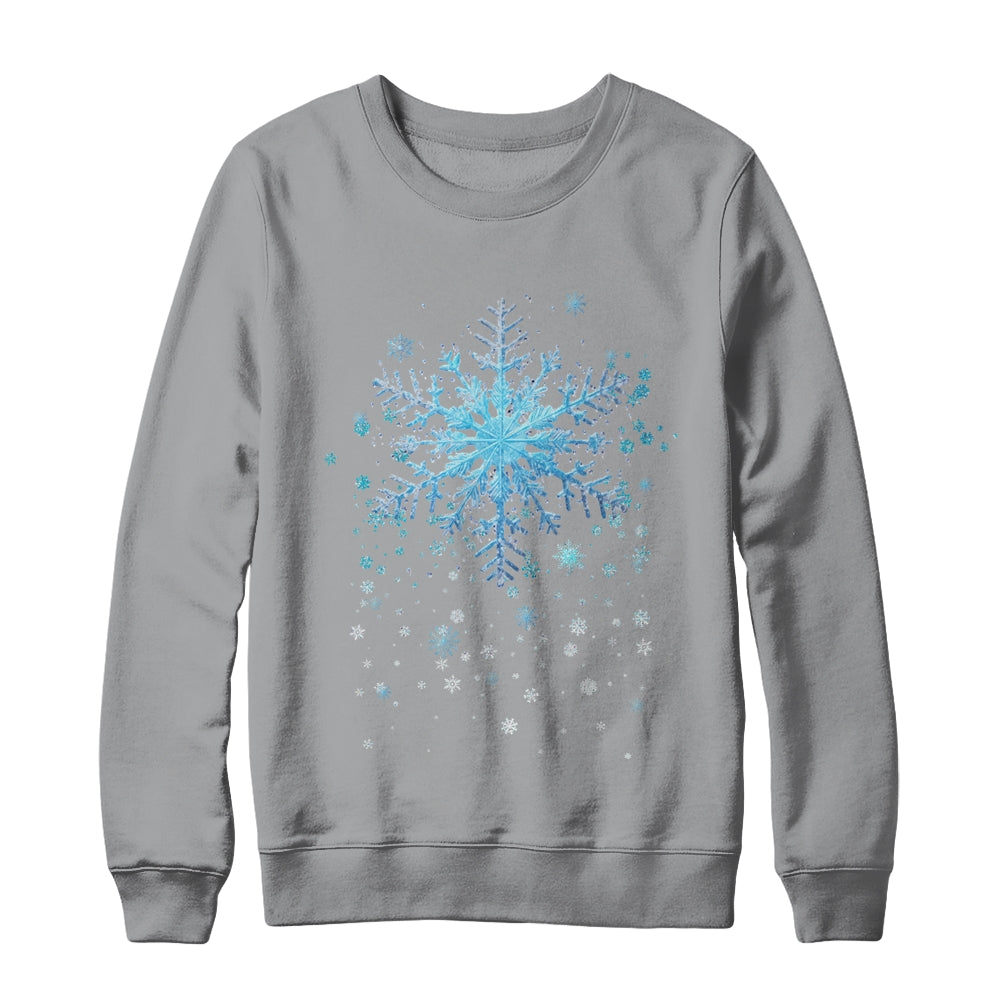 Snowflake Costume Winter Christmas Matching Mens Womens Kids Shirt & Sweatshirt | teecentury