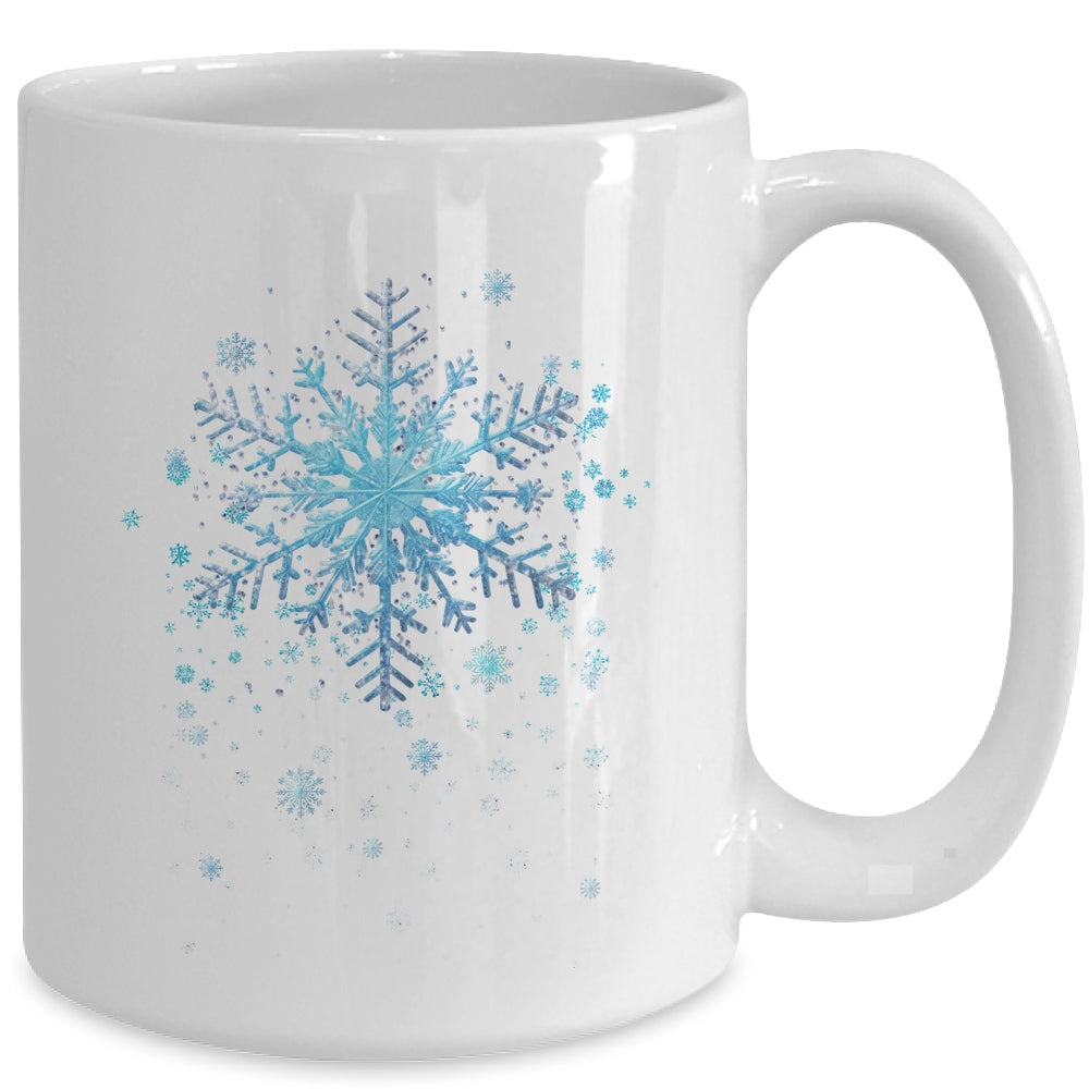 Snowflake Costume Winter Christmas Matching Mens Womens Kids Mug | teecentury