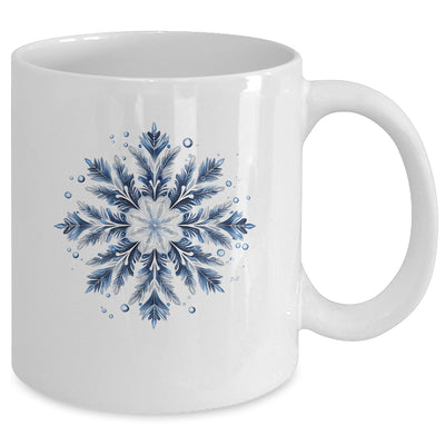 Snowflake Snow Merry Christmas Xmas Family Women Holiday Mug | teecentury