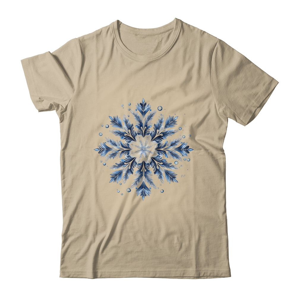 Snowflake Snow Merry Christmas Xmas Family Women Holiday Shirt & Sweatshirt | teecentury