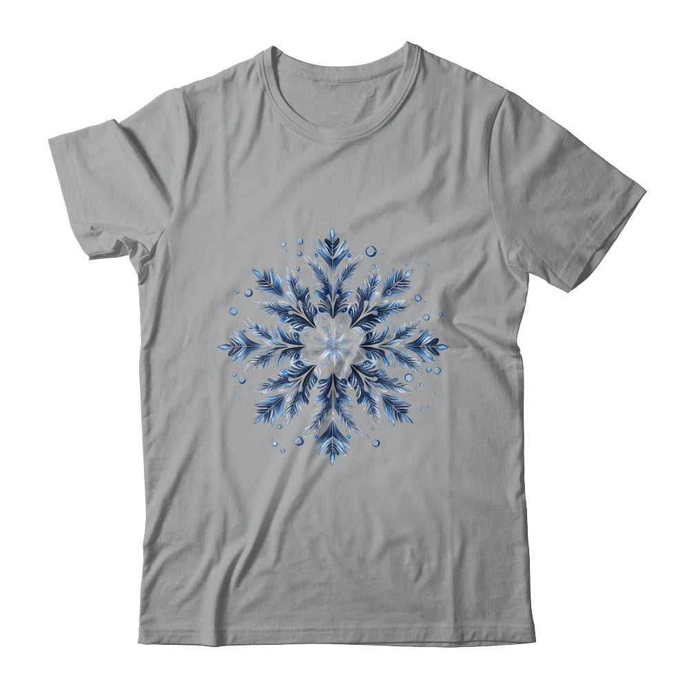 Snowflake Snow Merry Christmas Xmas Family Women Holiday Shirt & Sweatshirt | teecentury