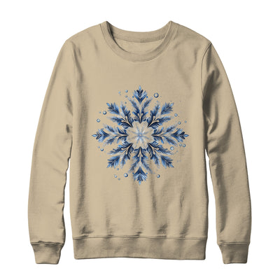 Snowflake Snow Merry Christmas Xmas Family Women Holiday Shirt & Sweatshirt | teecentury
