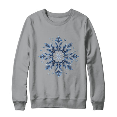 Snowflake Snow Merry Christmas Xmas Family Women Holiday Shirt & Sweatshirt | teecentury