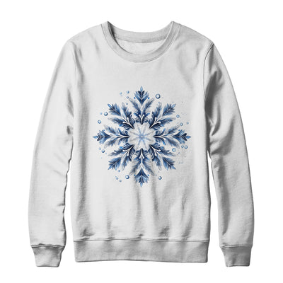 Snowflake Snow Merry Christmas Xmas Family Women Holiday Shirt & Sweatshirt | teecentury