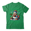 Snowman Reading Book Lovers Christmas Bookworm Librarian Shirt & Sweatshirt | teecentury