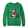 Snowman Reading Book Lovers Christmas Bookworm Librarian Shirt & Sweatshirt | teecentury