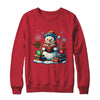 Snowman Reading Book Lovers Christmas Bookworm Librarian Shirt & Sweatshirt | teecentury