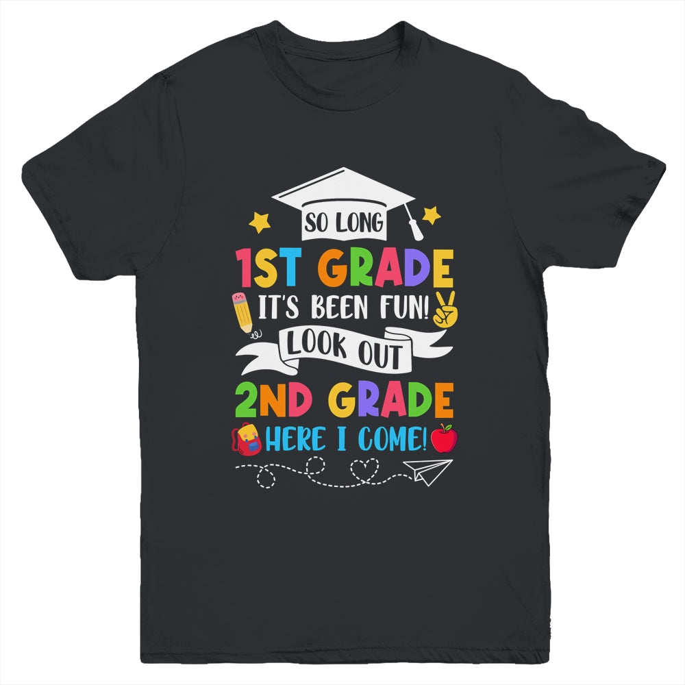So Long 1st Grade Graduation 2nd Grade Here I Come 2024 Youth Shirt | teecentury