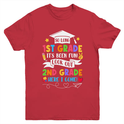 So Long 1st Grade Graduation 2nd Grade Here I Come 2024 Youth Shirt | teecentury