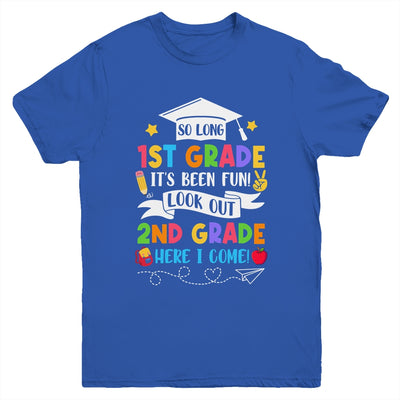 So Long 1st Grade Graduation 2nd Grade Here I Come 2024 Youth Shirt | teecentury