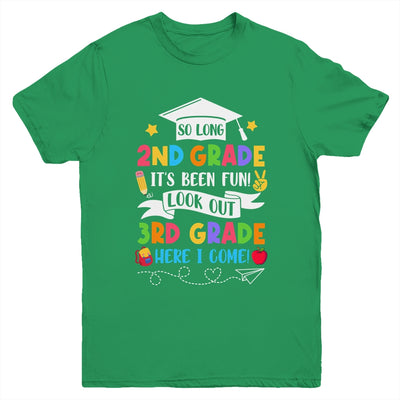 So Long 2nd Grade Graduation 3rd Grade Here I Come 2024 Youth Shirt | teecentury