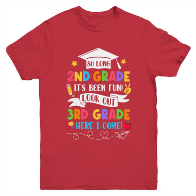 So Long 2nd Grade Graduation 3rd Grade Here I Come 2024 Youth Shirt | teecentury
