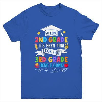 So Long 2nd Grade Graduation 3rd Grade Here I Come 2024 Youth Shirt | teecentury