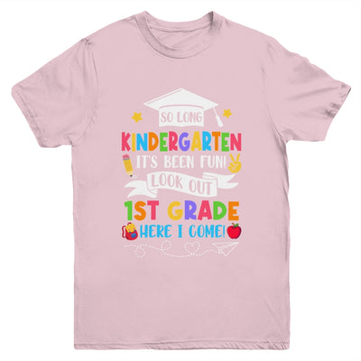 So Long Kindergarten Graduation 1st Grade Here I Come 2024 Youth Shirt | teecentury