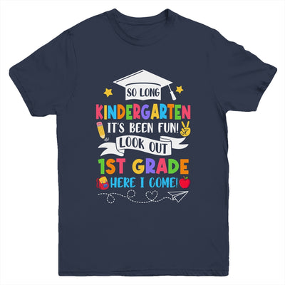So Long Kindergarten Graduation 1st Grade Here I Come 2024 Youth Shirt | teecentury