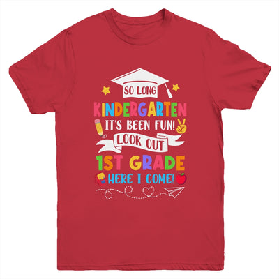 So Long Kindergarten Graduation 1st Grade Here I Come 2024 Youth Shirt | teecentury