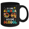 So Long Summer Welcome School Retro Groovy Back To School Mug | teecentury