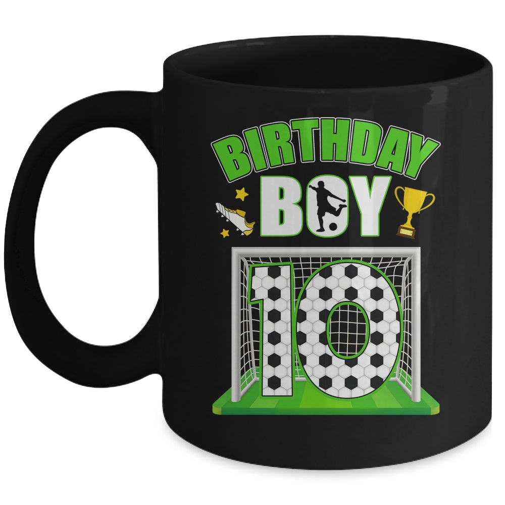 Soccer 10th Birthday Boy 10 Year Old Sport 7yr Boys Party Mug | teecentury