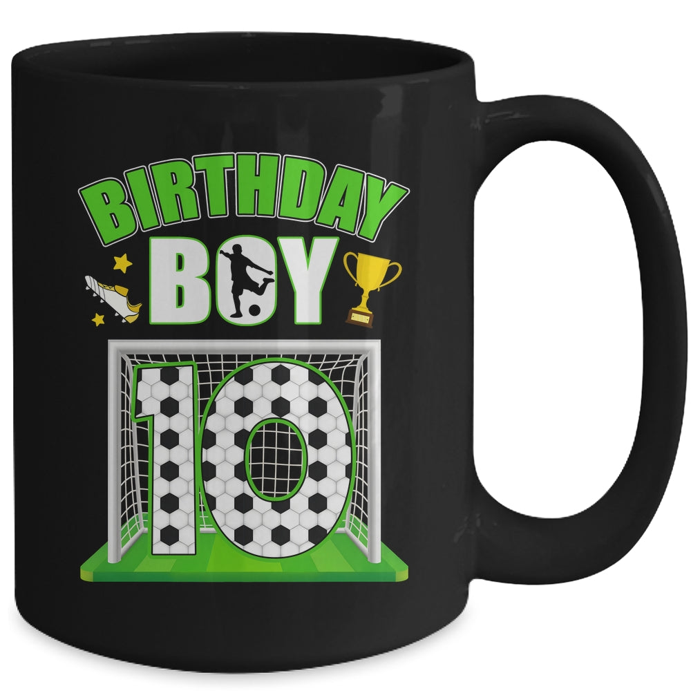 Soccer 10th Birthday Boy 10 Year Old Sport 7yr Boys Party Mug | teecentury