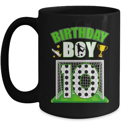 Soccer 10th Birthday Boy 10 Year Old Sport 7yr Boys Party Mug | teecentury