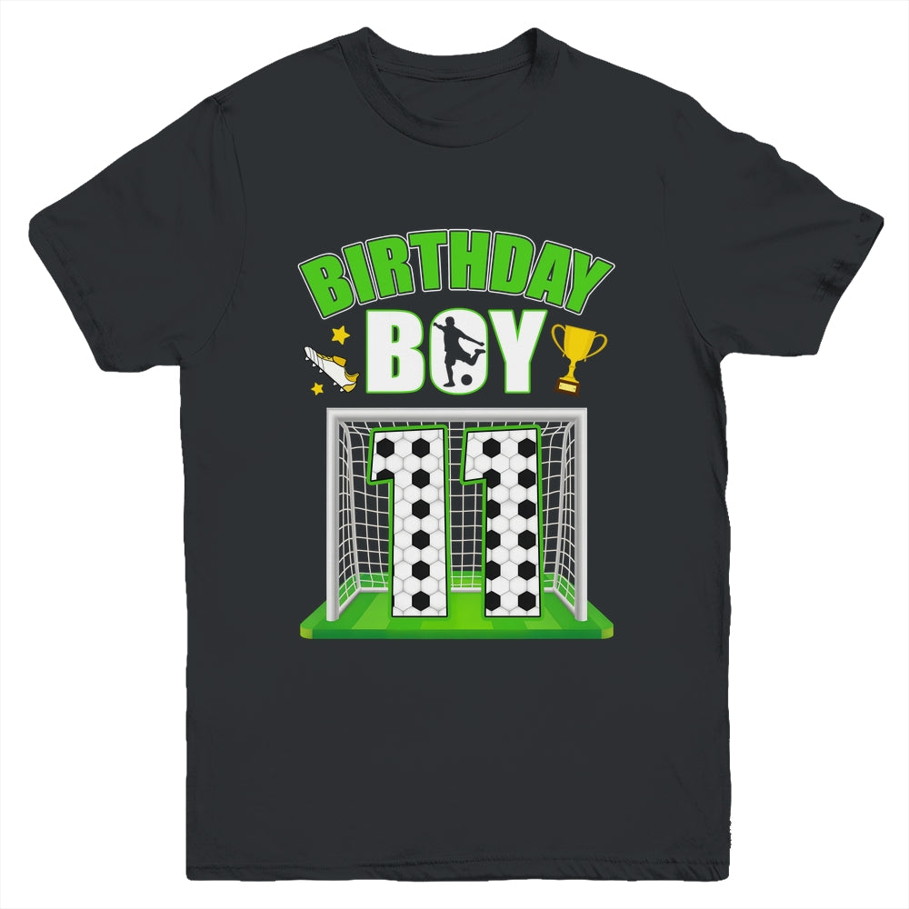 Soccer 11th Birthday Boy 11 Year Old Sport 7yr Boys Party Youth Shirt | teecentury