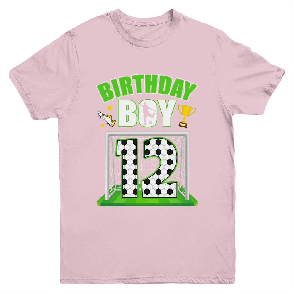 Soccer 12th Birthday Boy 12 Year Old Sport 7yr Boys Party Youth Shirt | teecentury