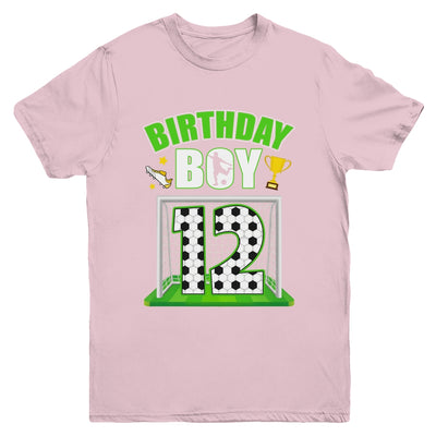Soccer 12th Birthday Boy 12 Year Old Sport 7yr Boys Party Youth Shirt | teecentury