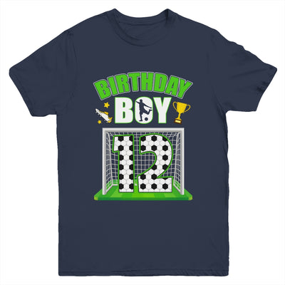 Soccer 12th Birthday Boy 12 Year Old Sport 7yr Boys Party Youth Shirt | teecentury