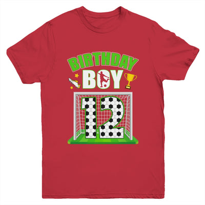 Soccer 12th Birthday Boy 12 Year Old Sport 7yr Boys Party Youth Shirt | teecentury